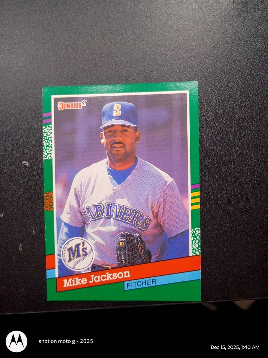 Mike Jackson Baseball Card