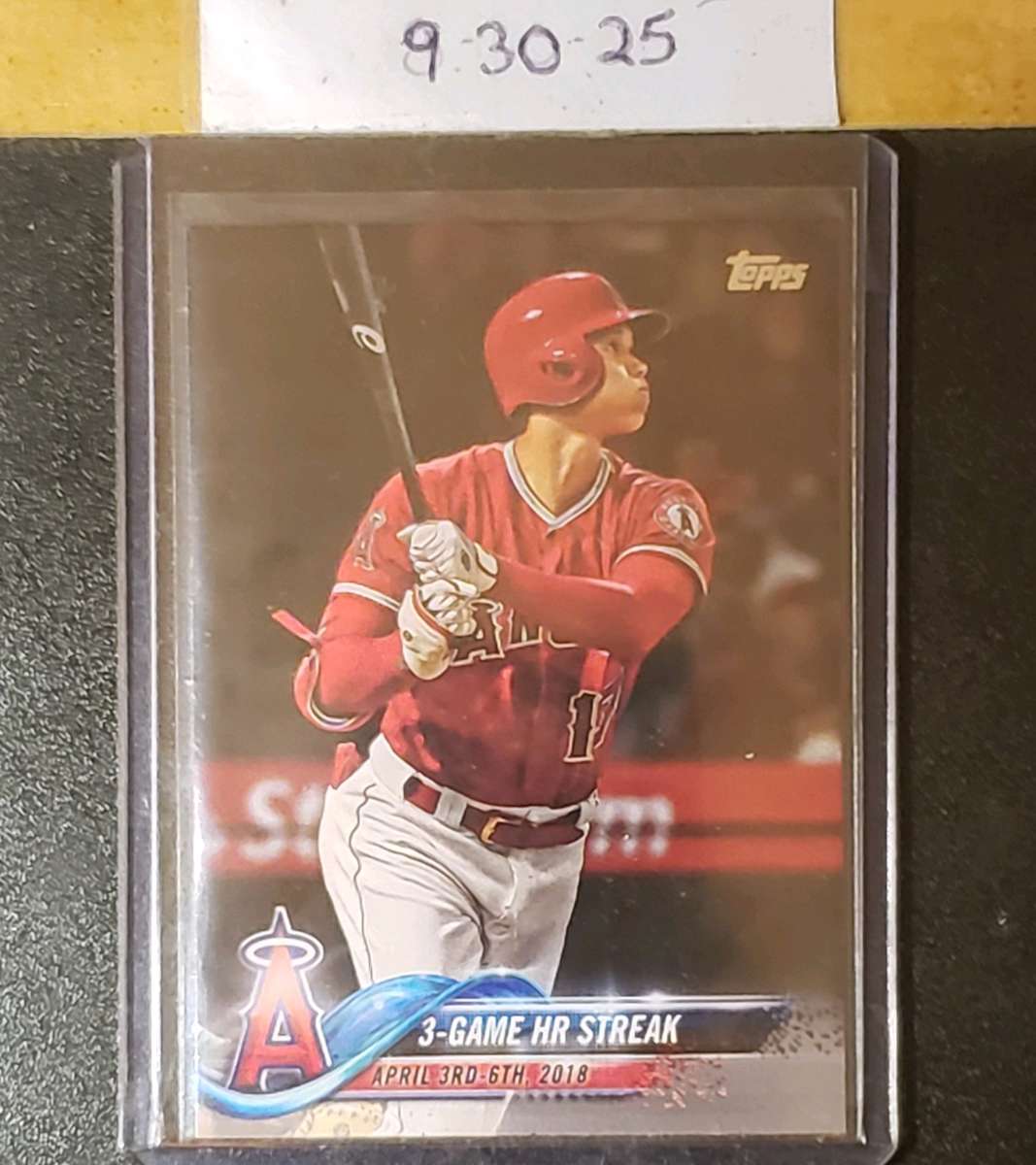Shohei Ohtani 2018 Topps us189 Rookie Card