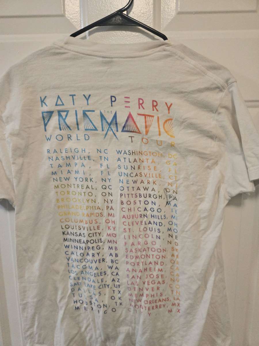 Vtg Katy Perry Prismatic World Tour Tshirt