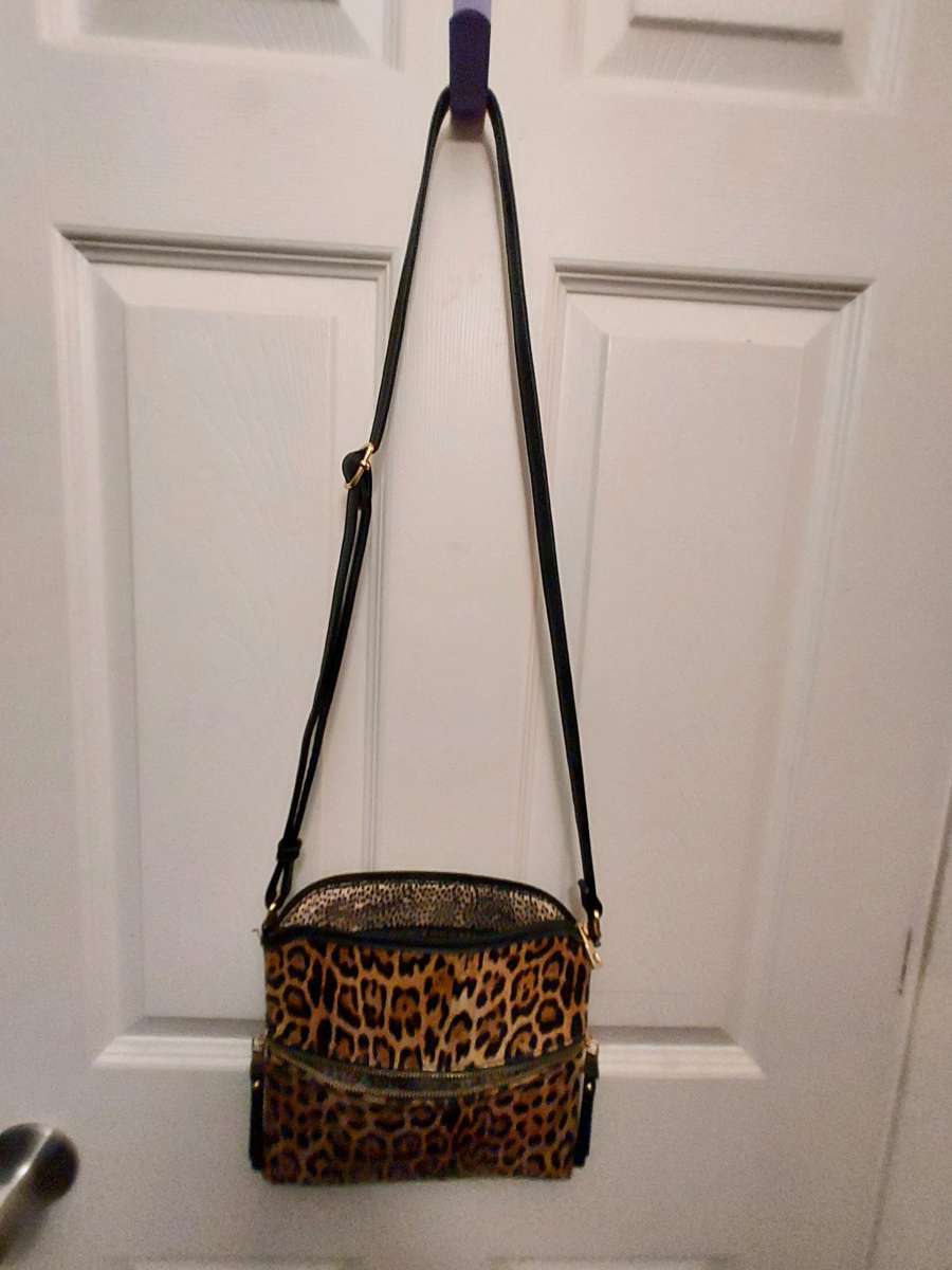 Leopard Print Crossbody Bag