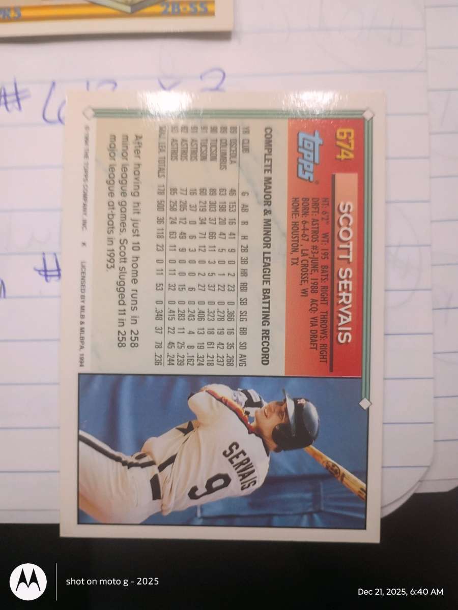 Scott Servais card 674