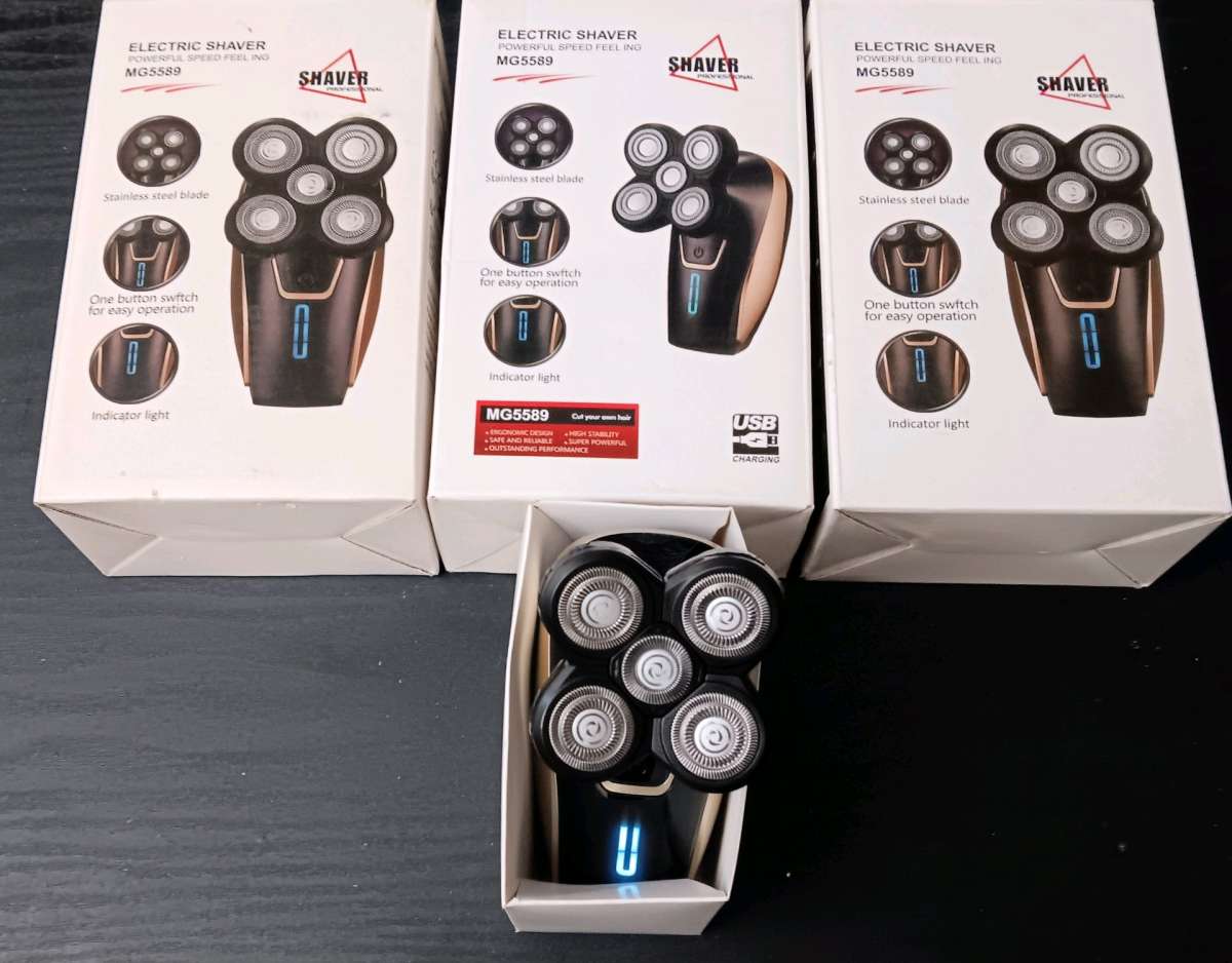 MG558 5 HEADED ROTATIONAL SHAVERS