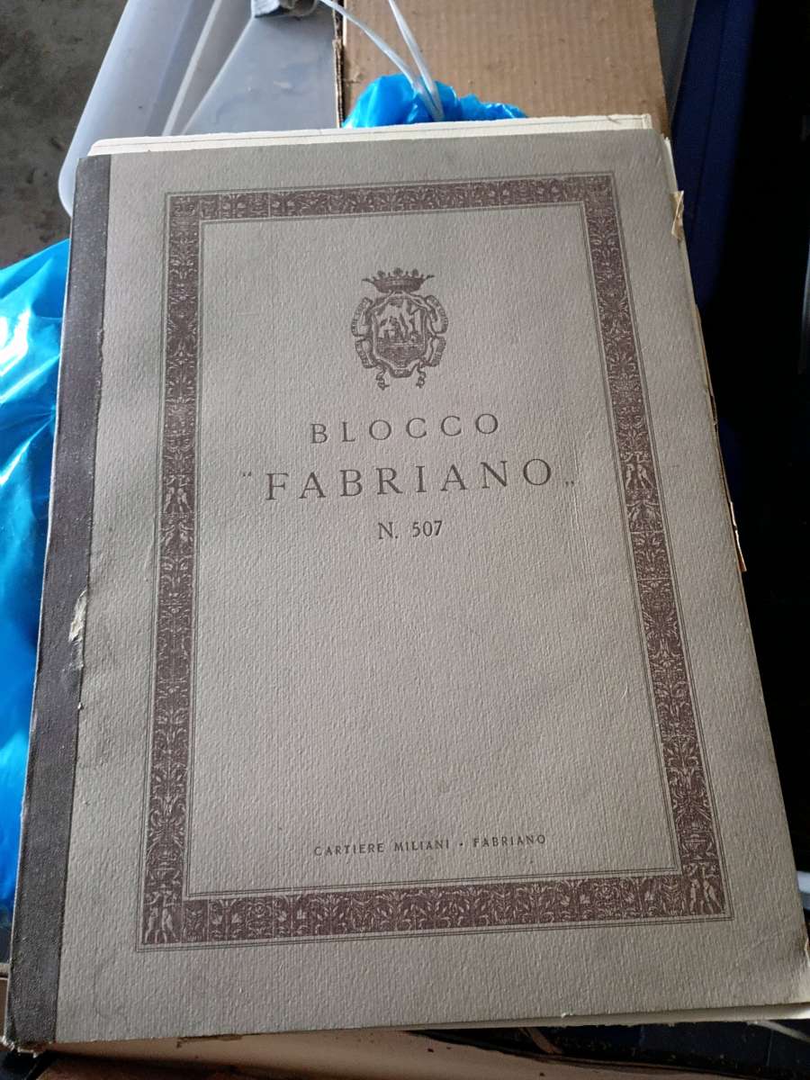 Big Antique Sketchbook and Antique Radio