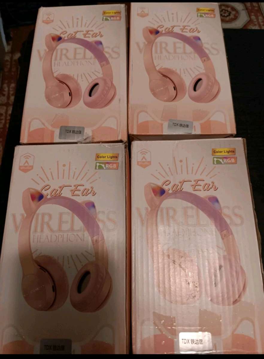 TDX WIRELESS CAT EARS KIDS HEADPHONES
