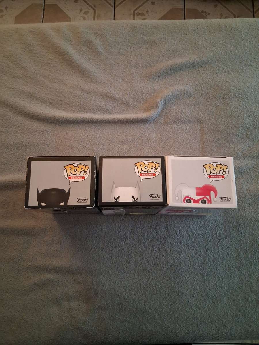 3 Batman Funko Pop Figures
