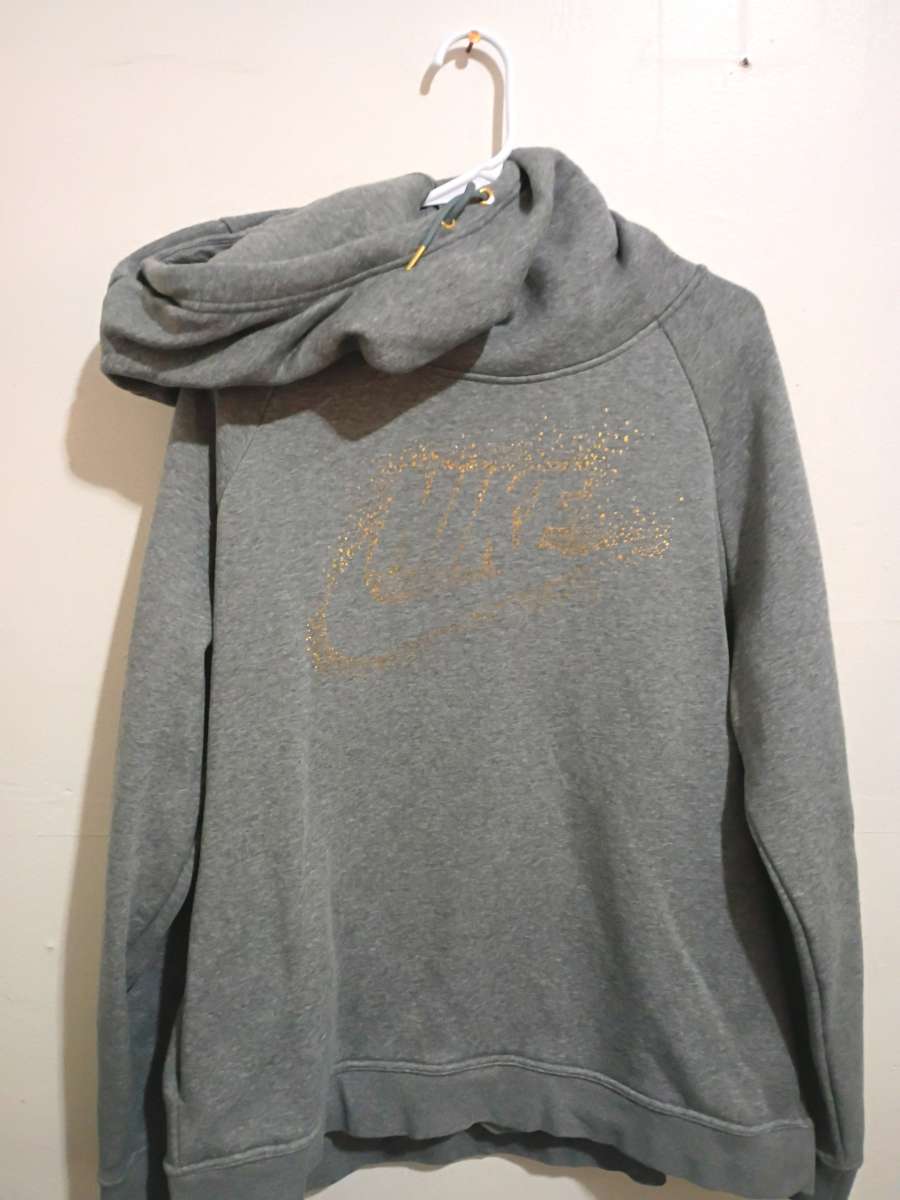 Sudadera con capucha Nike W NSW RALLY HOODIE METALIC