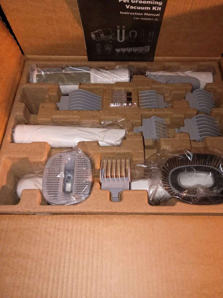 pet grooming vacuum kit