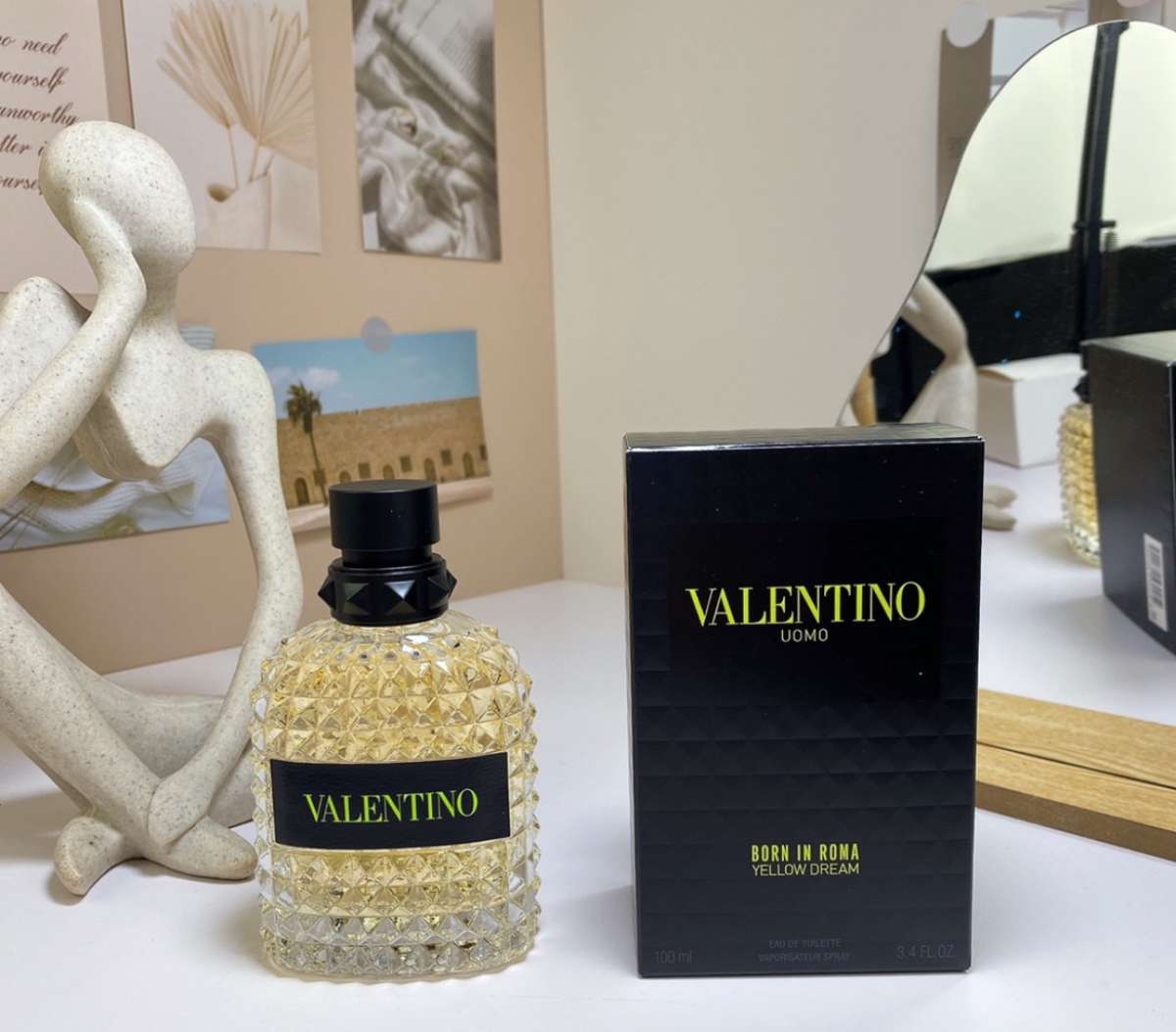 yellow Valentino cologne
