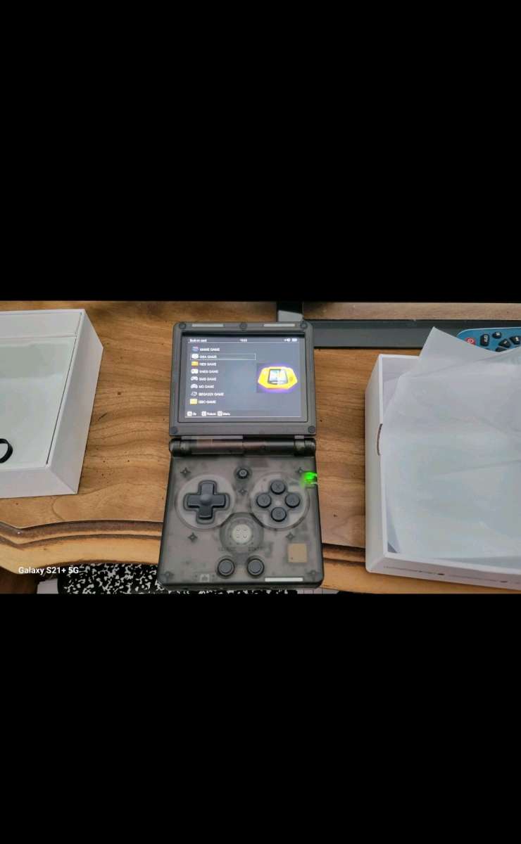 NEW Gameboy Advanced SP anbernic Clear Black