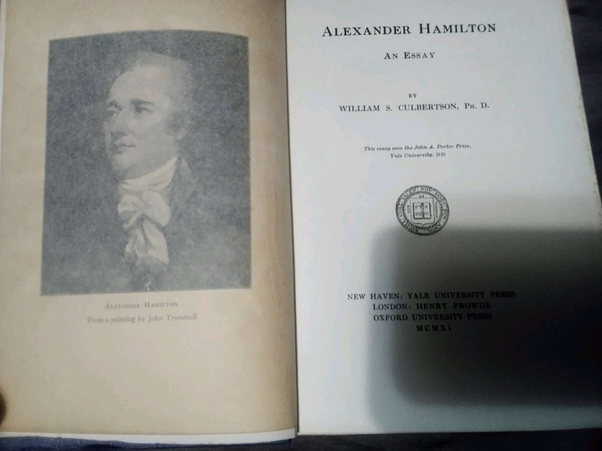 book written by cs culbertson signed to the hon ft scott