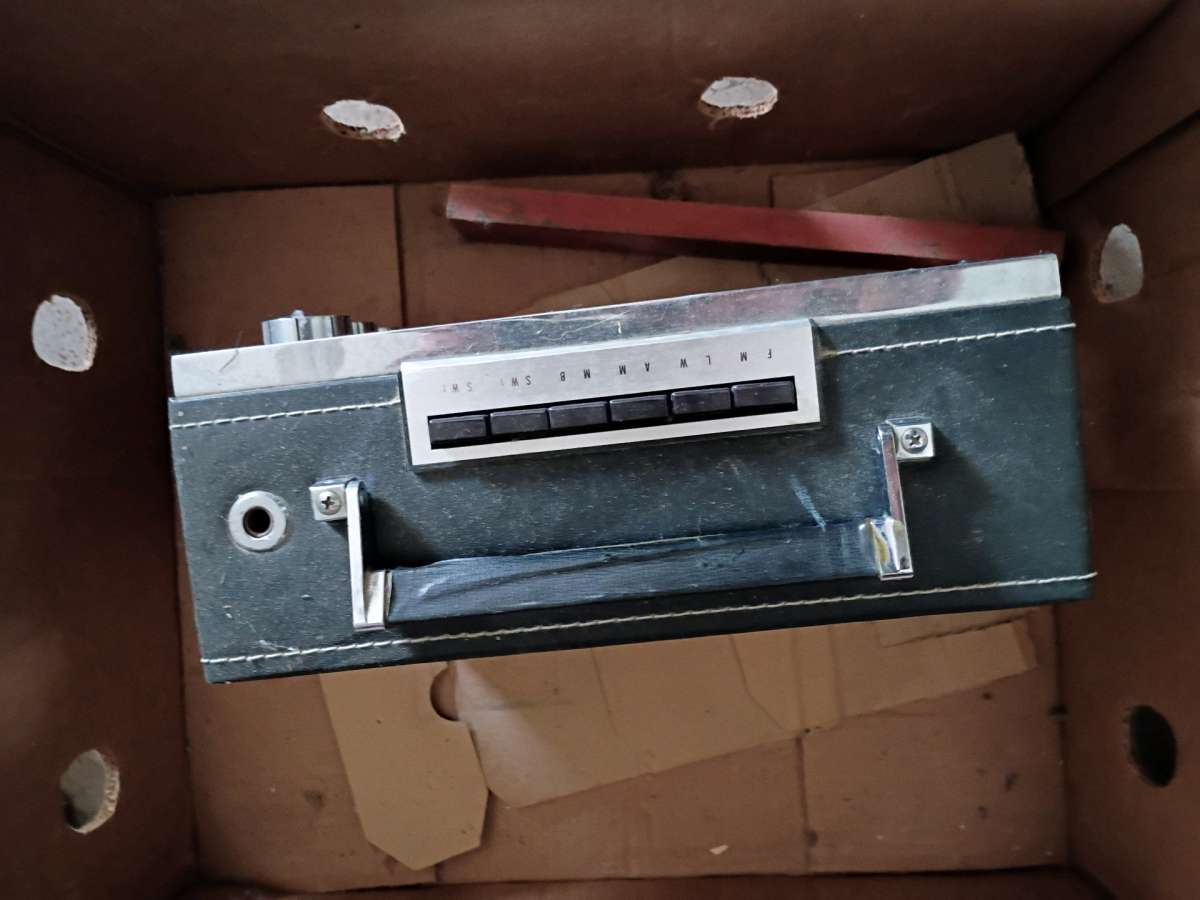 Big Antique Sketchbook and Antique Radio