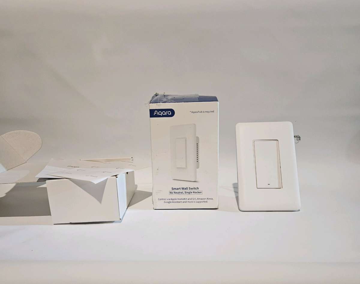Aqara smart wall switch no neutral single rocker