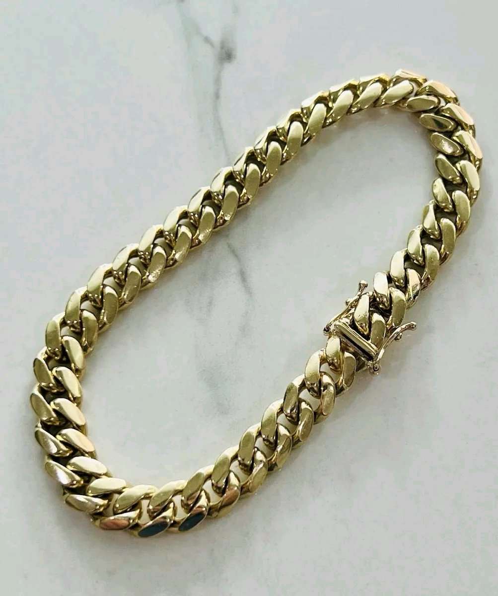 solid 14k gold bracelet