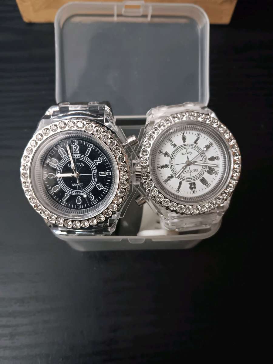GENEVA ICE BEZEL FASHION STYLE WATCHES