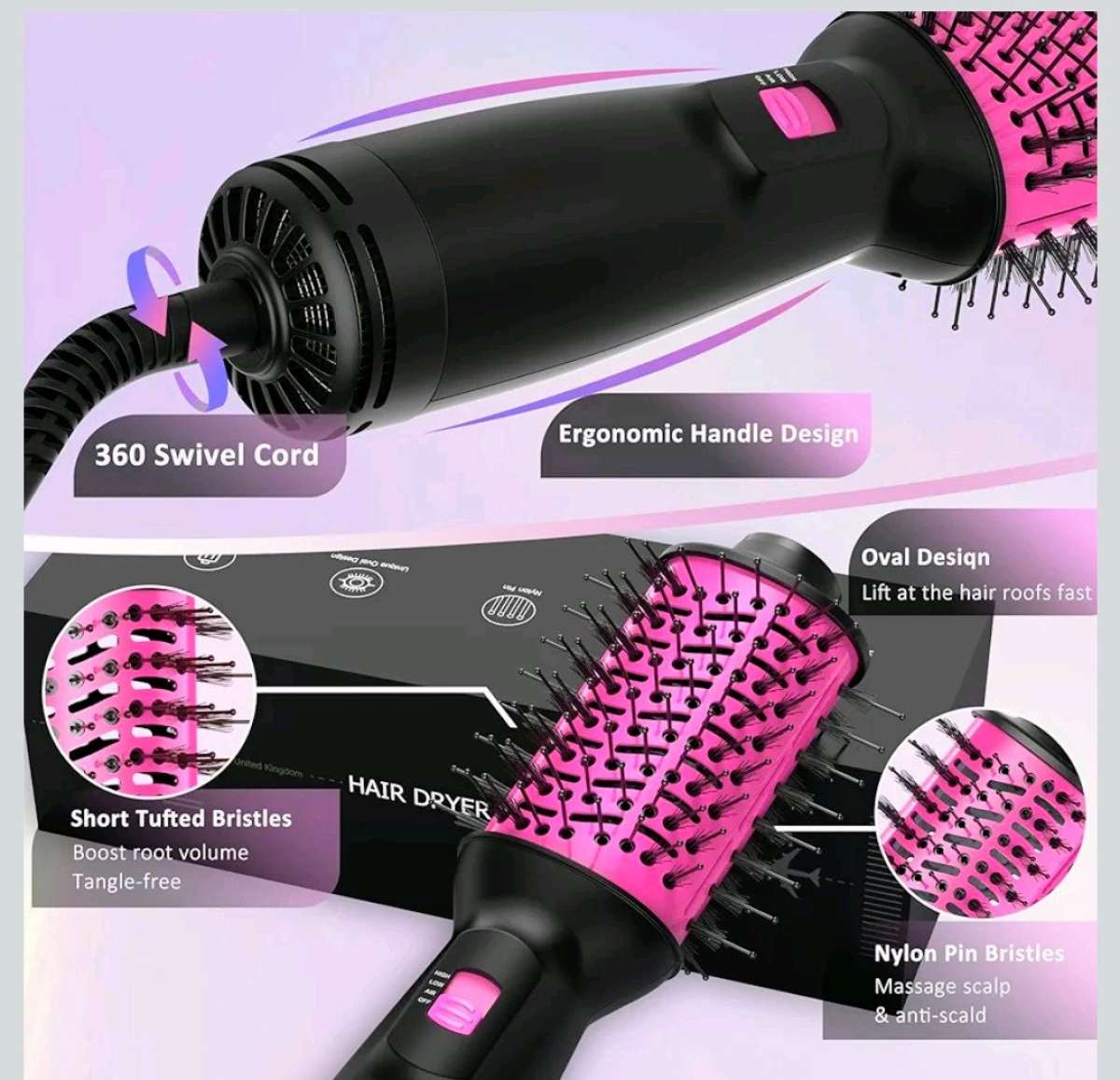 cepillo secador de pelo