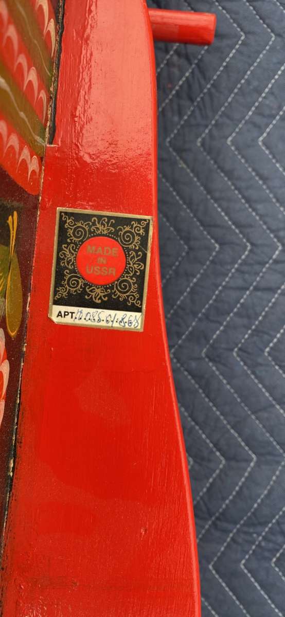 toddler wooden rocking horse