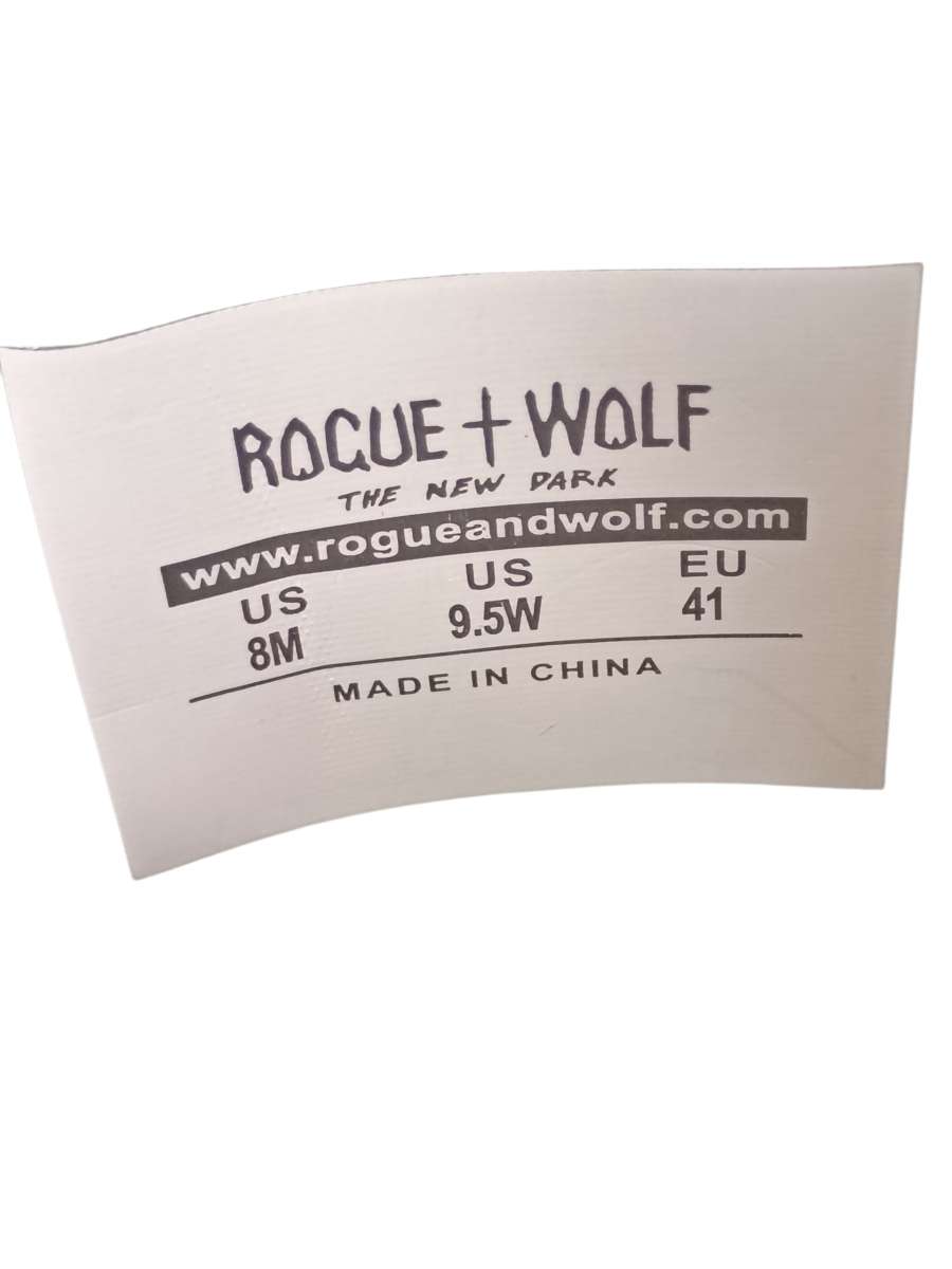 Rogue  Wolf Black Combat Boots  Womens US 8 EU 41  NWOB  Veg