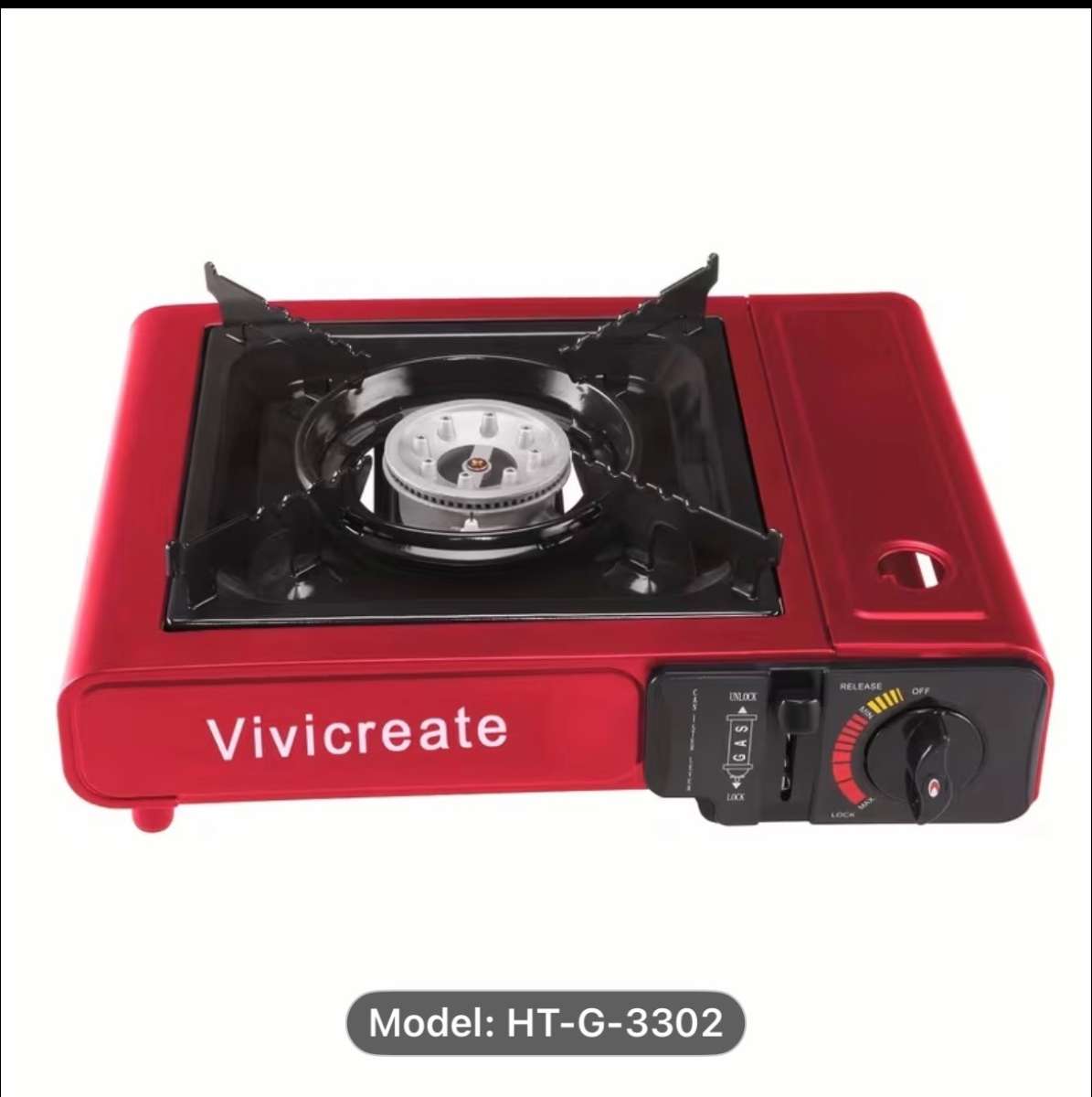 Vivicreate Portable Butane Stove Compact Outdoor Camping Bur
