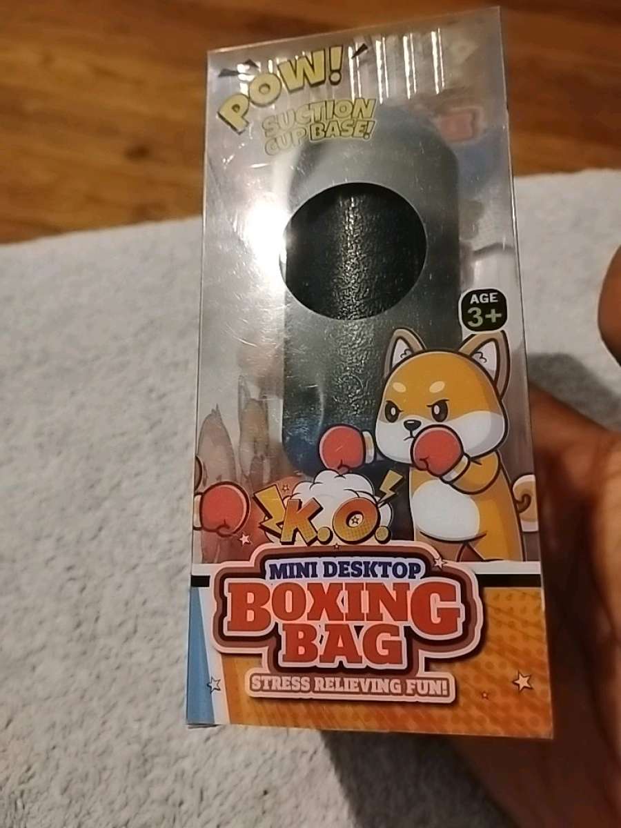mini desktop boxing bag