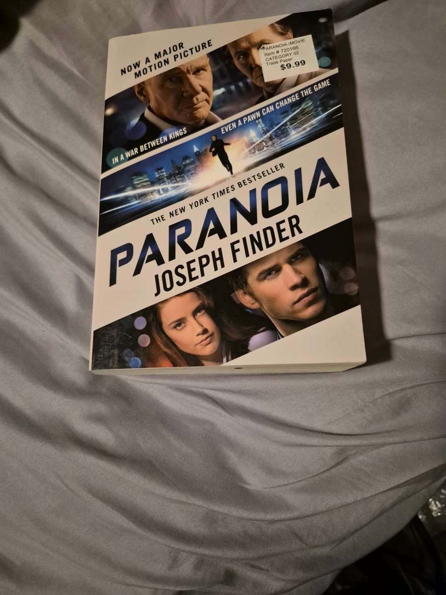 BRAND NEW Paranoia by Joseph Finder