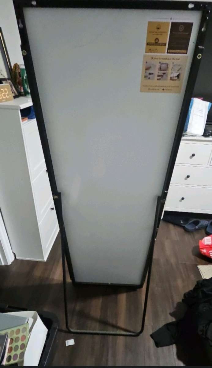 Large 66 x 22 FullLength Mirror  Stand or Wall Mount