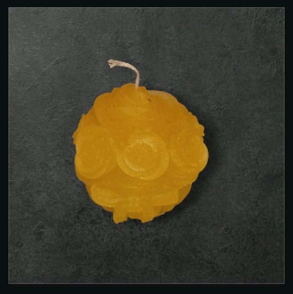 3 Yellow Rose Candle Set