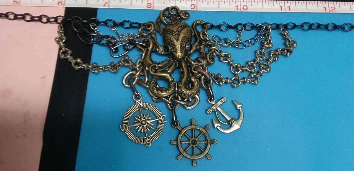 nautical steampunk octopus