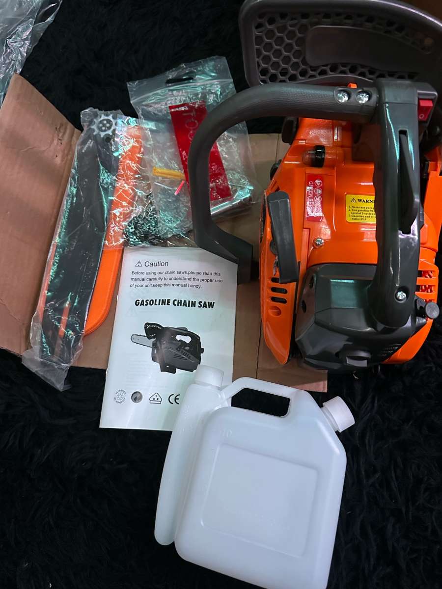 brand new chainsaw