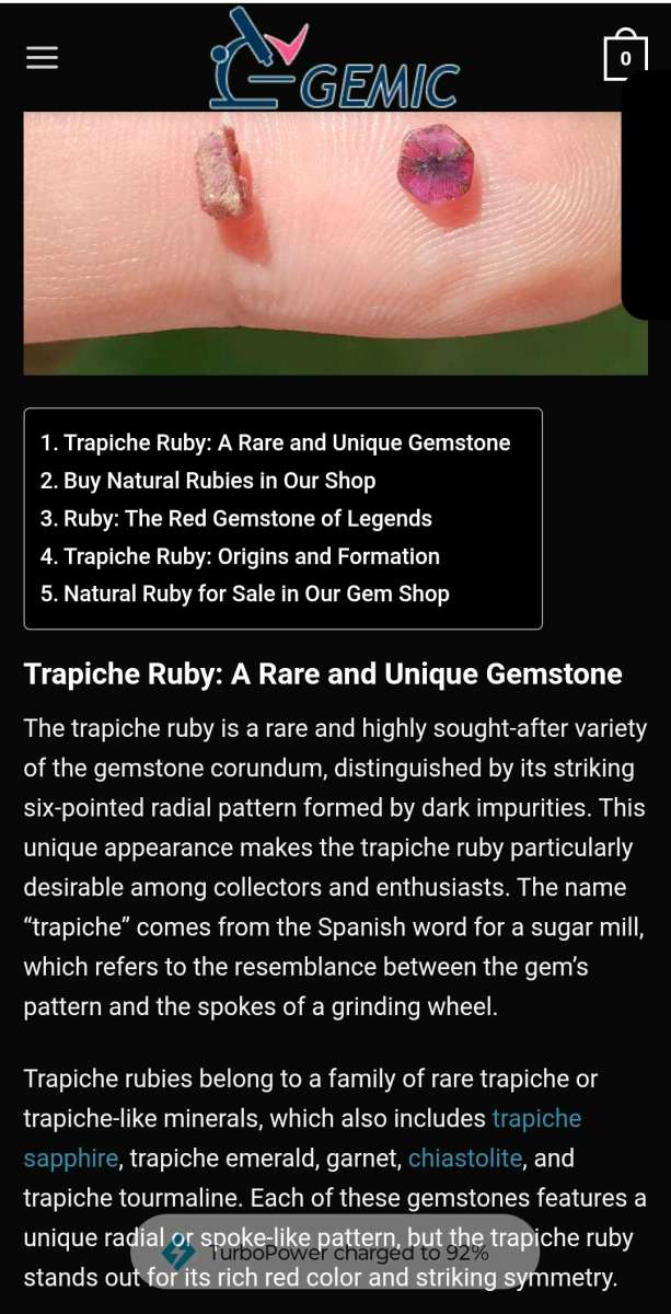 trapishe ruby