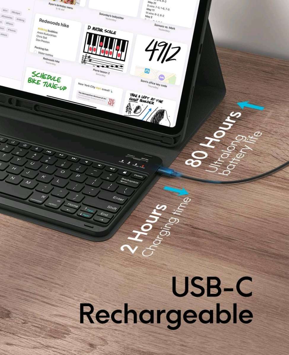 Keyboard for iPad Air 13 M3M2 20252024 iPad Pro 129 inch Cas