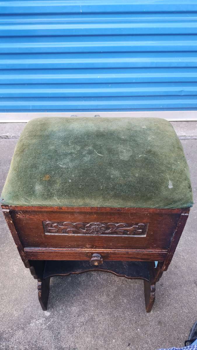 Antique sewing stool
