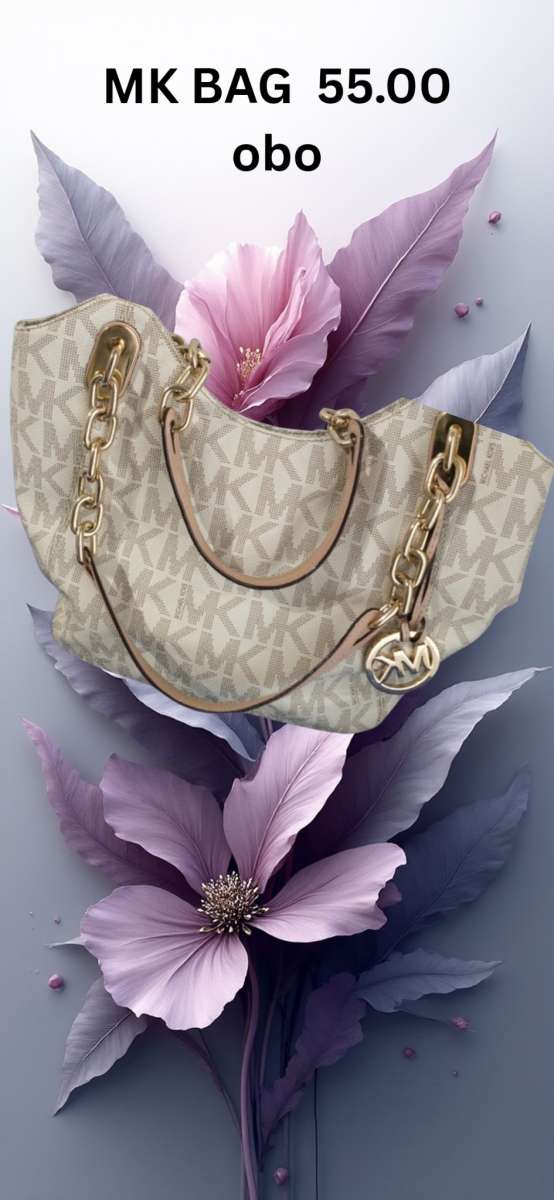 Mk bag beige cream