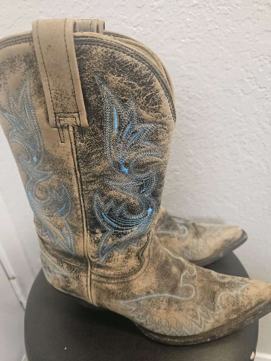 Corral Womens R1963 Distressed Cowboy Boots