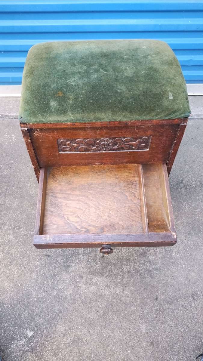 Antique sewing stool