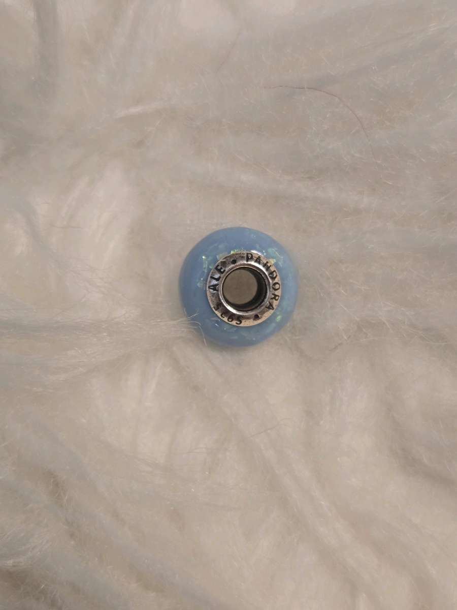 PANDORA Opalescent Ocean Blue Charm Bracelet Charm Moments