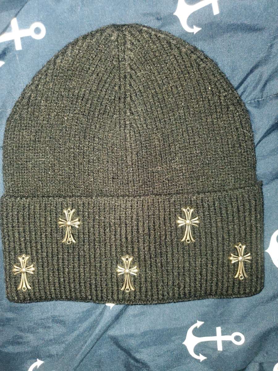 Chrome Hearts Black Beanie