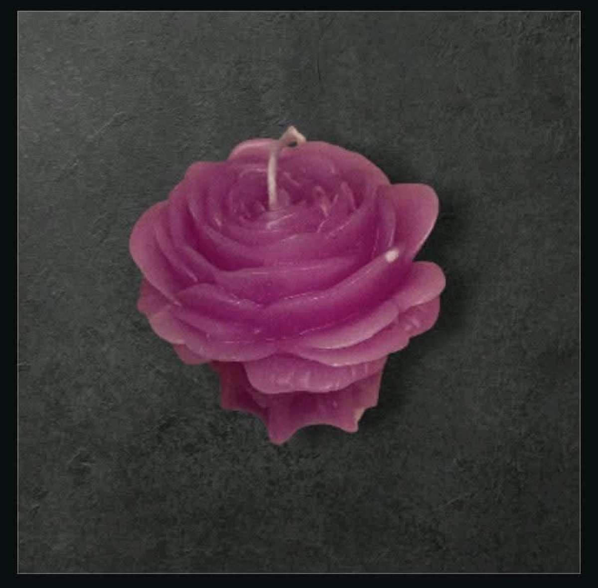 Purple Rose Candle Set