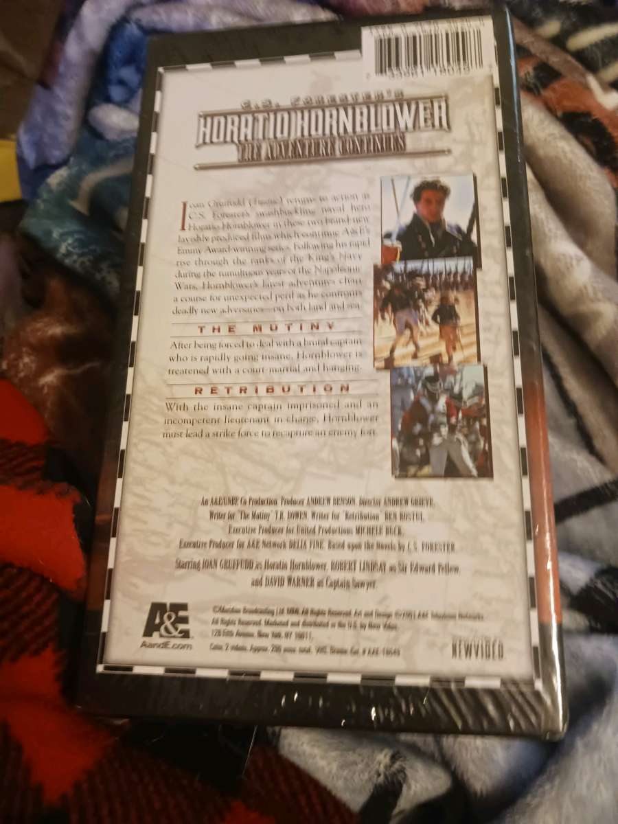 Horatio Hornblower on vhs