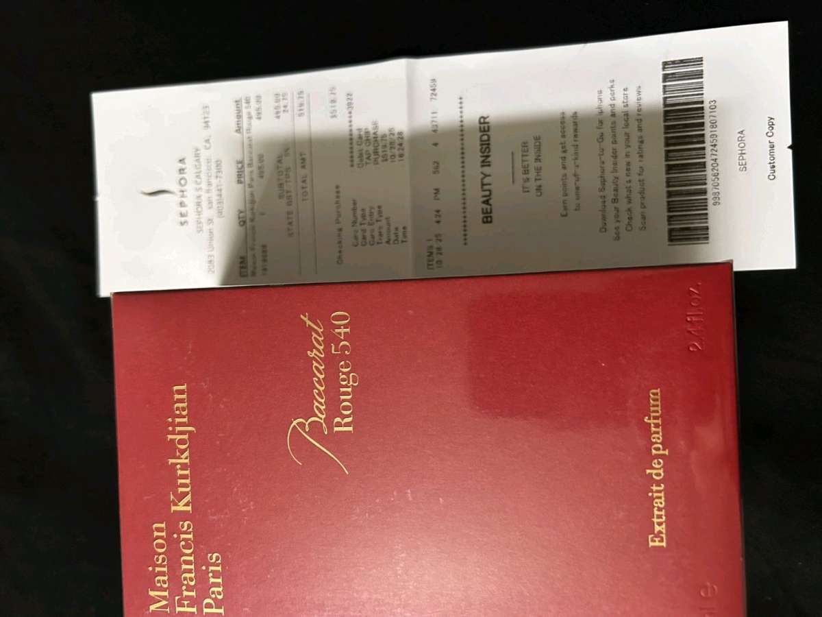 a very rich smelling fragrances  title baccarat