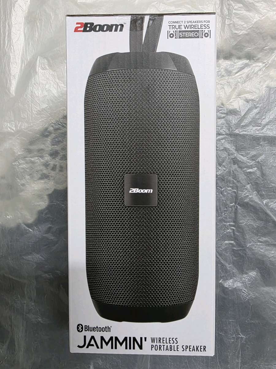 2Boom Jammin Bluetooth Wireless Speaker