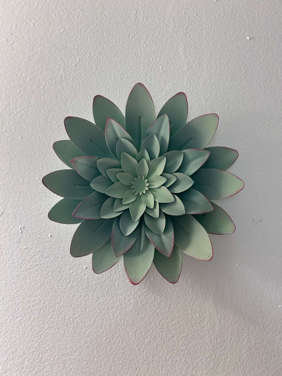 decor floral ceramic and glass materials