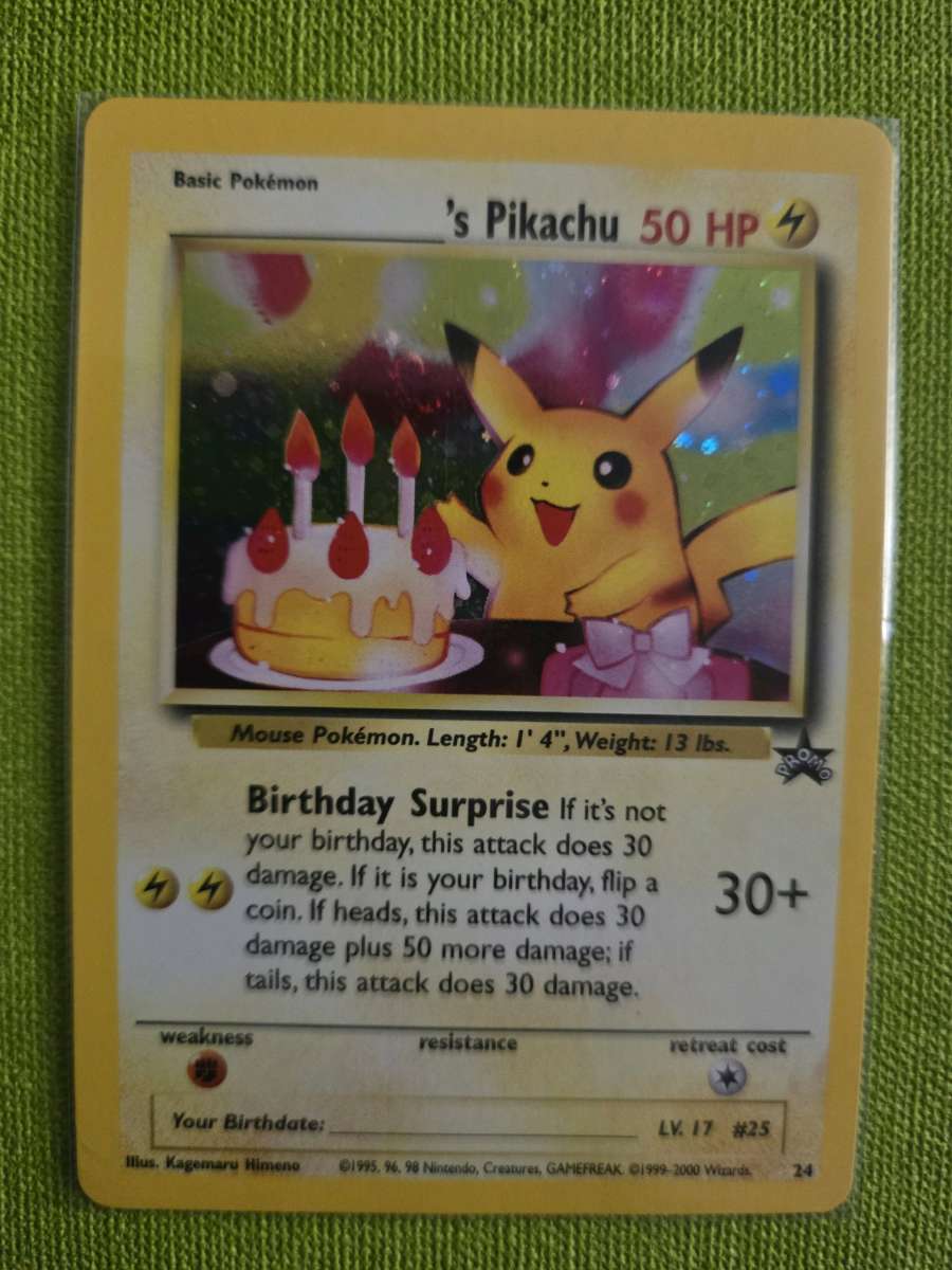 birthday pikachu