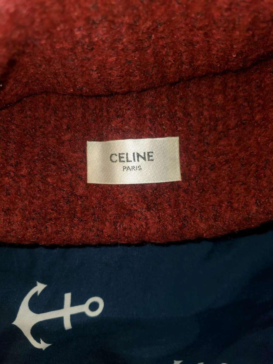 Celine Burgundy Knit Hat