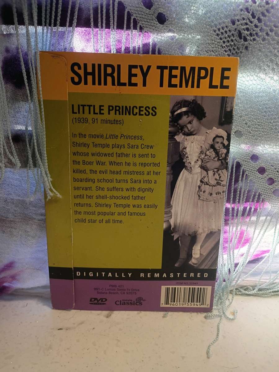 NEW Shirley Temple little princess DVD