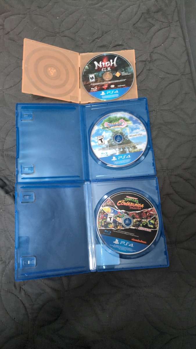 one Nintendo switch game and PS4 game bundle