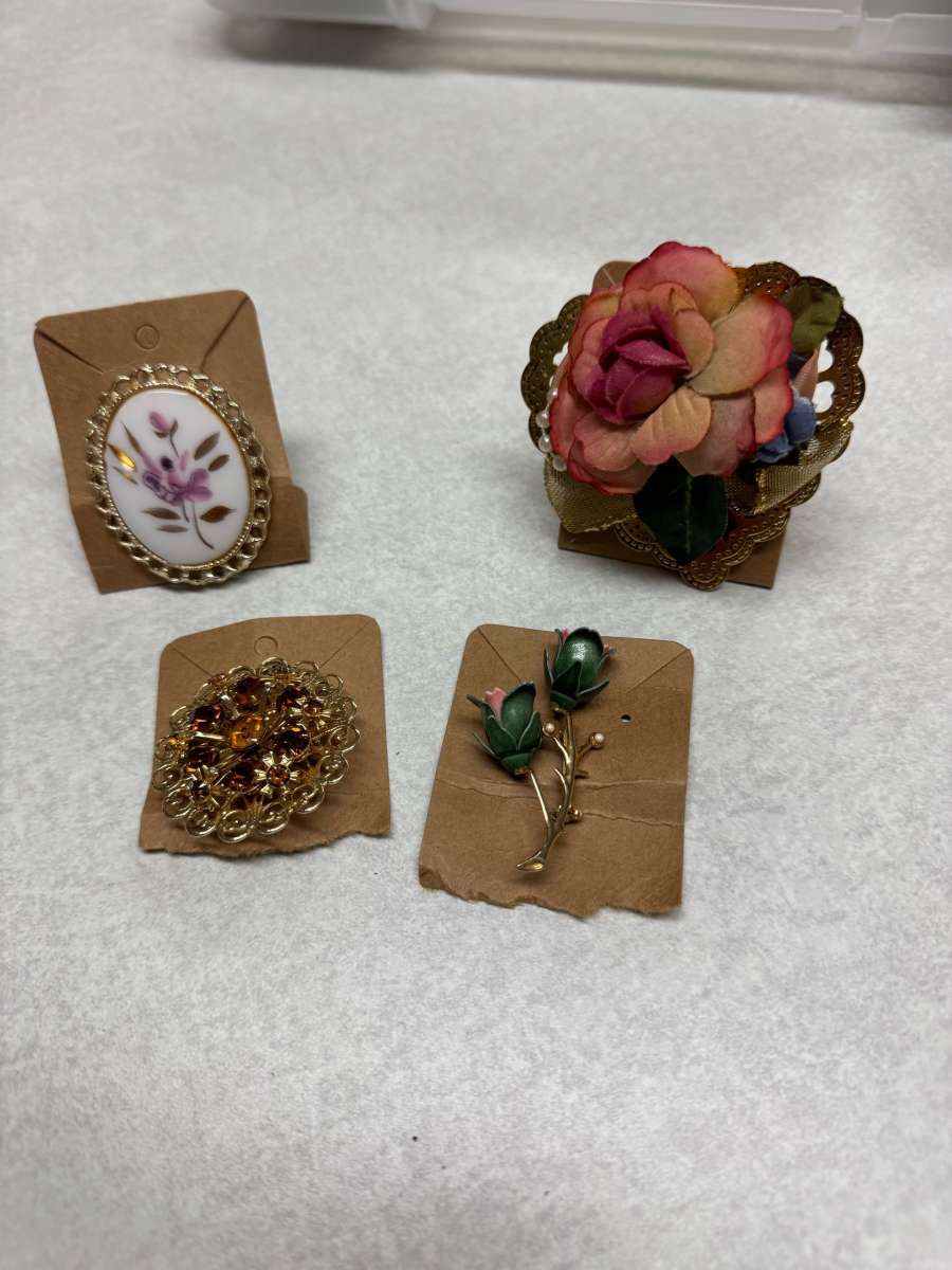 pins and brooches