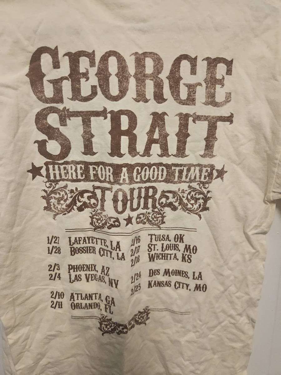 VTG George Strait Concert Tour Tshirt
