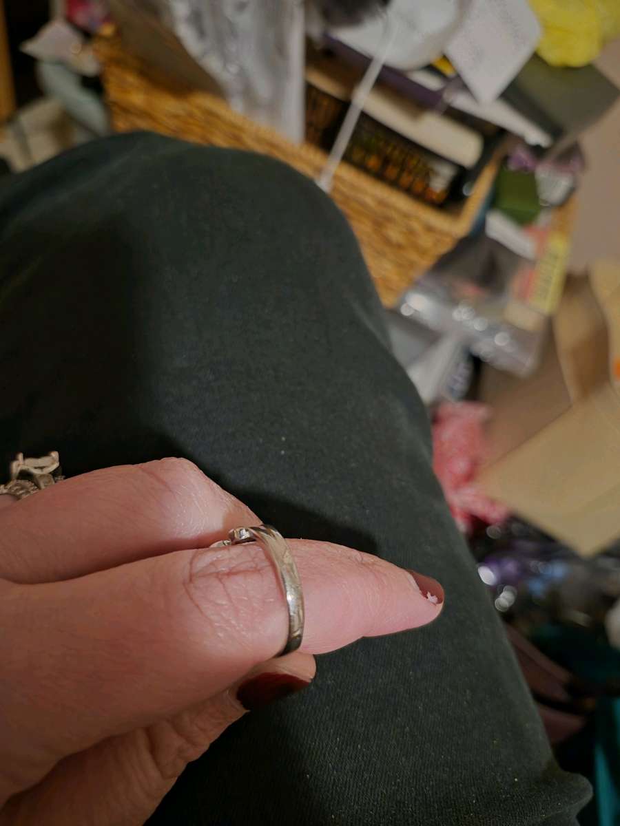 NEW sterling silver Jack and Sally ring size 9