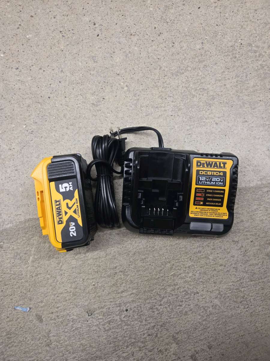 dewalt 5ah battery and charger