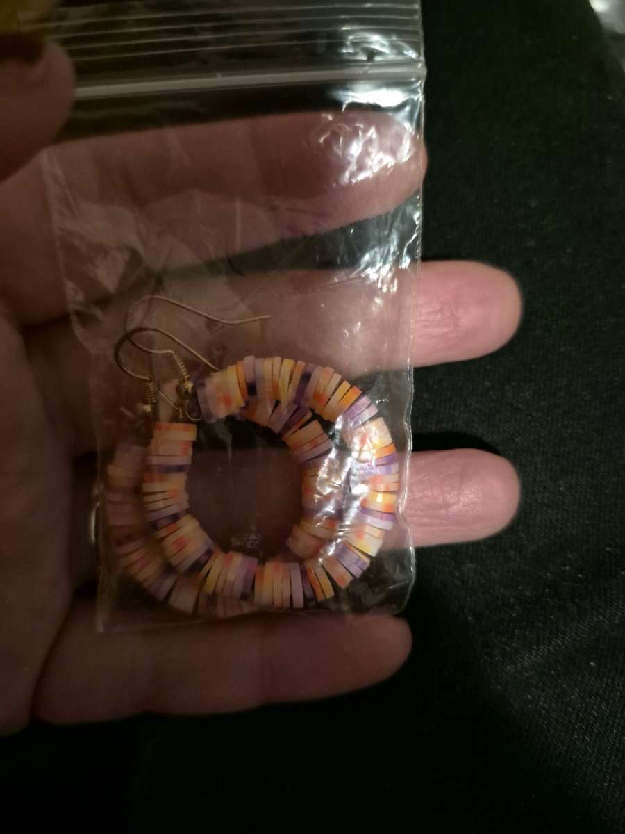 NEW Multicolor bead earrings
